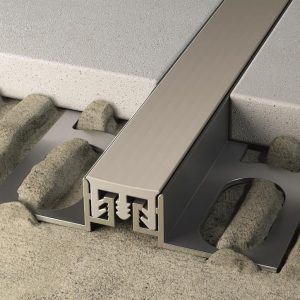 תפר התפשטות, תפר התפשטות ברצפה, תפר התפשטות ברצפת בטון, פרופיל תפר התפשטות, פרופיל תפר, תפר התפשטות אלומיניום