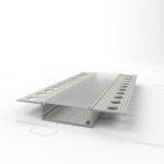 פרופיל תאורה שקוע לגבס "אומגה" 37 מ"מ - OMT37