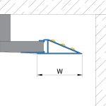 ⁦פרופיל סכין תאורה נסתרת "משולש" - VIAM⁩ – תמונה ⁦2⁩