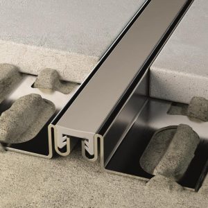 תפר התפשטות, תפר התפשטות ברצפה, תפר התפשטות ברצפת בטון, פרופיל תפר התפשטות, פרופיל תפר, תפר התפשטות נירוסטה