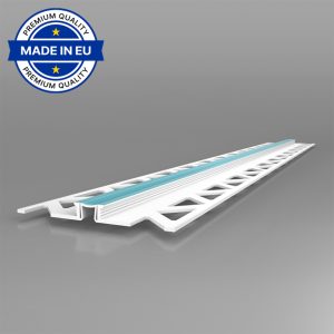 פרופיל תפר התפשטות לטיח 6 מ"מ - פי וי סי - EJT6-PVC